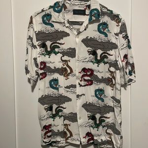 Button Down with Dragons